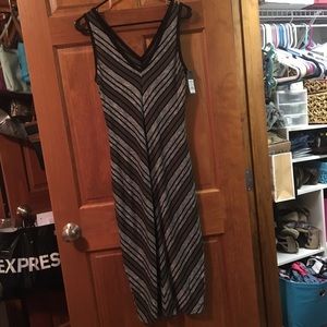 Stripped maxi dress